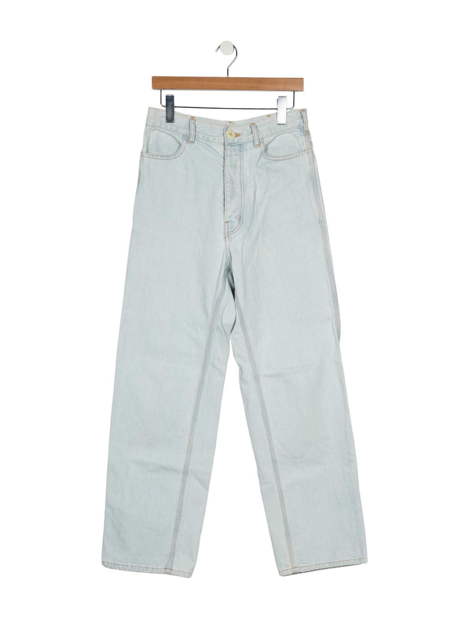 Jesse Kamm High-Rise Straight Leg Jeans