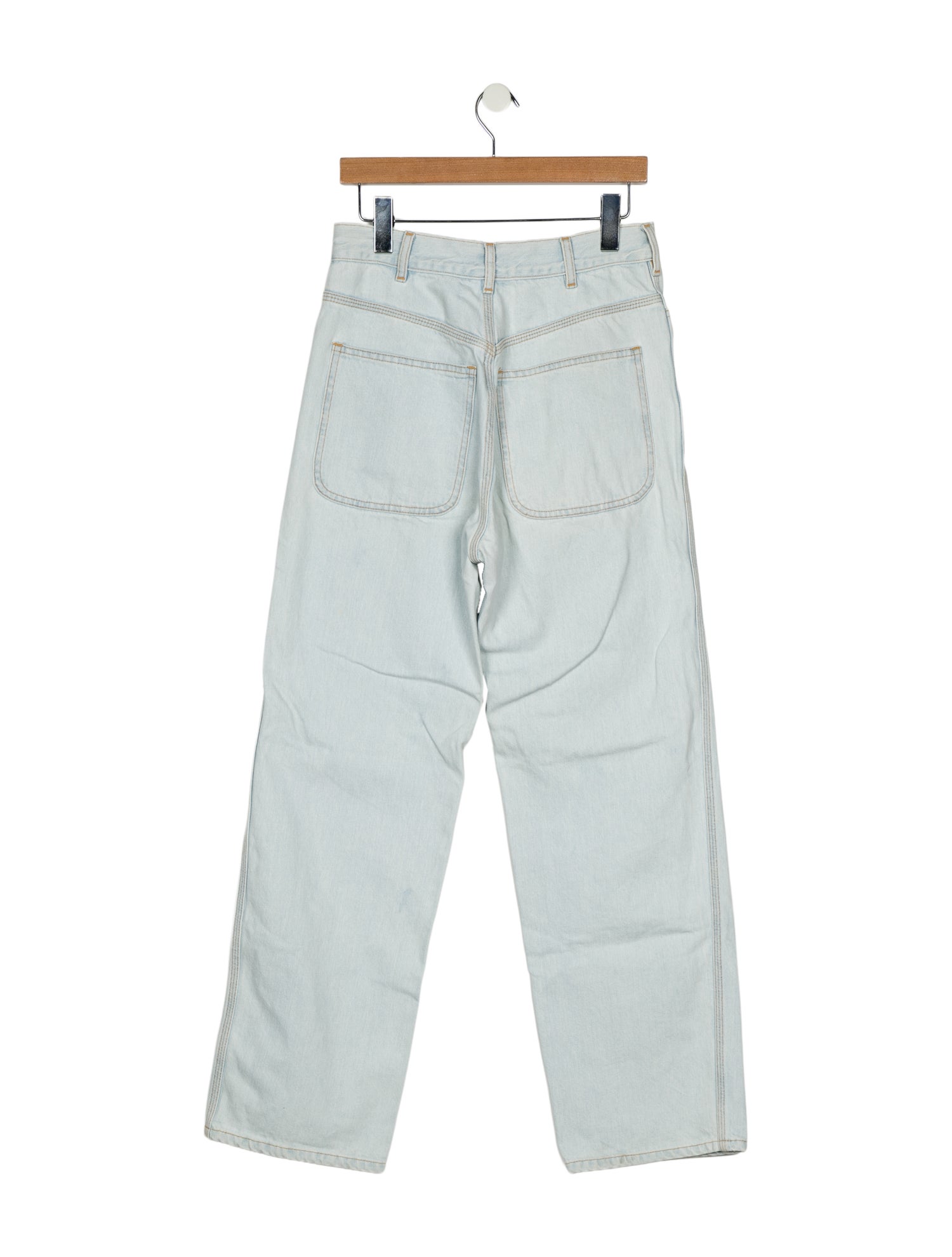 Jesse Kamm High-Rise Straight Leg Jeans
