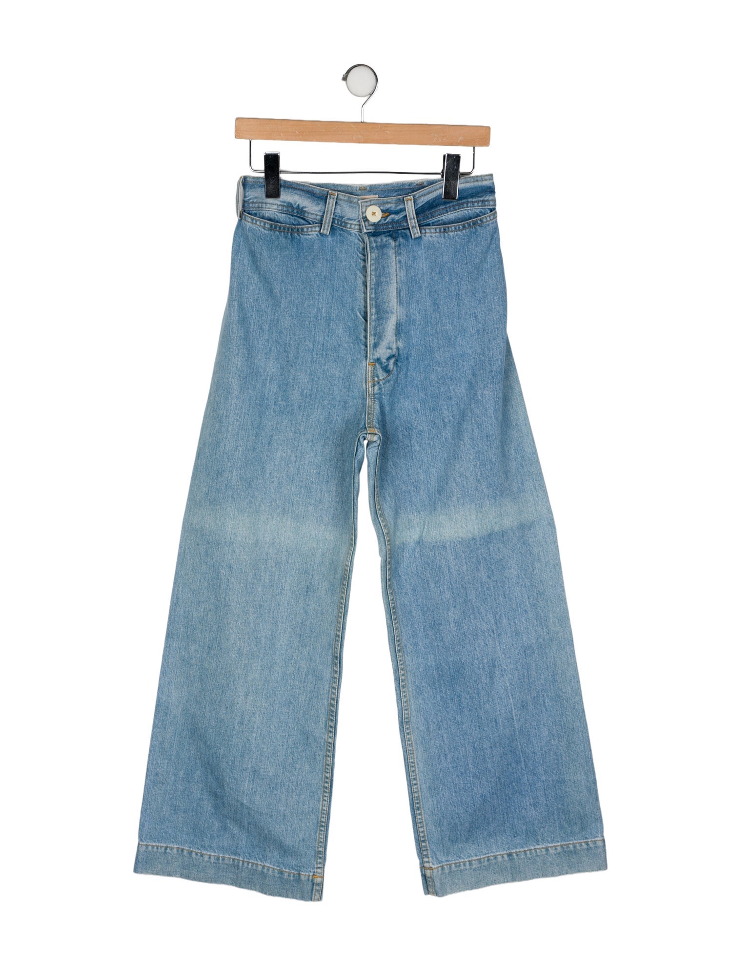 Jesse Kamm High-Rise Wide Leg Jeans