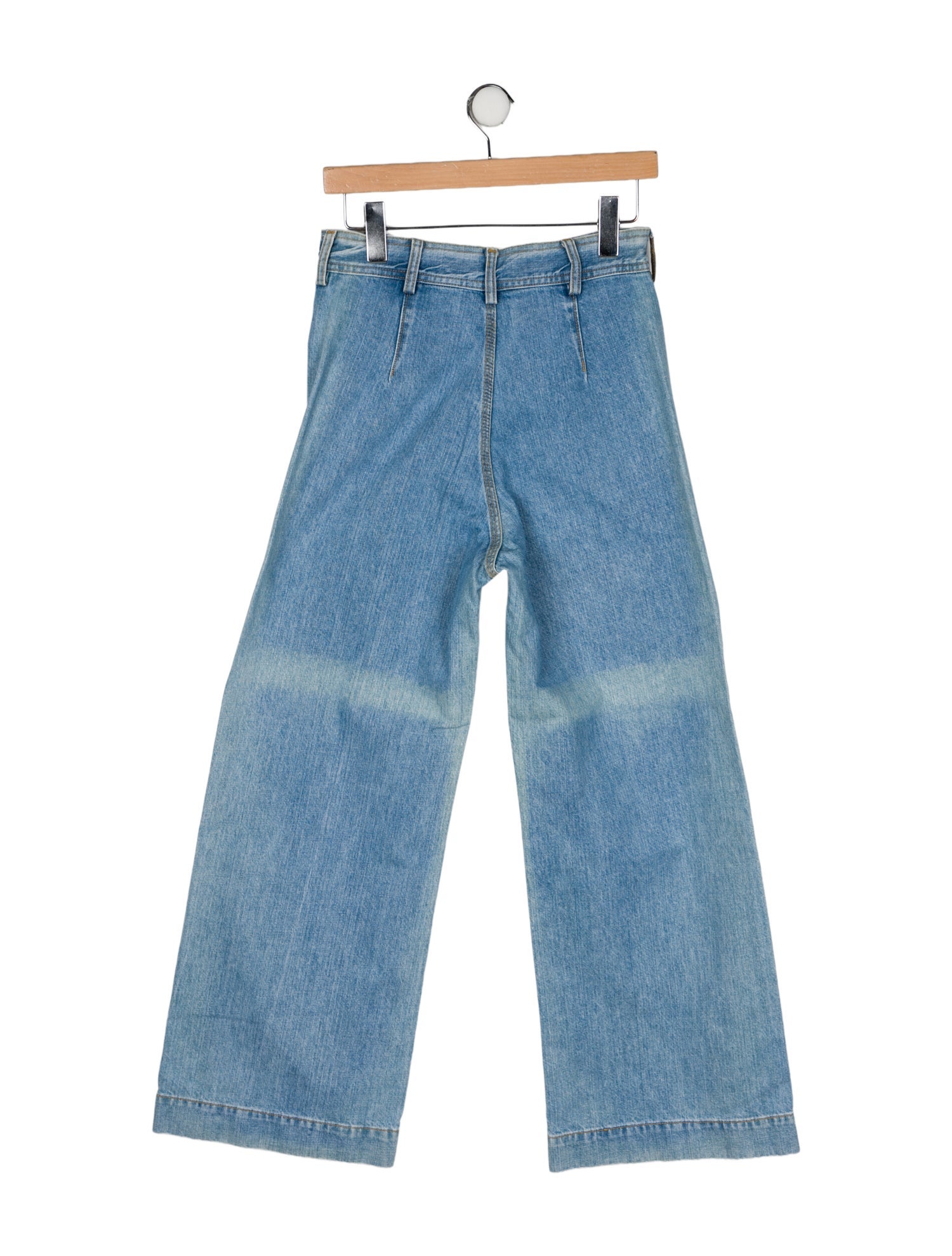 Jesse Kamm High-Rise Wide Leg Jeans