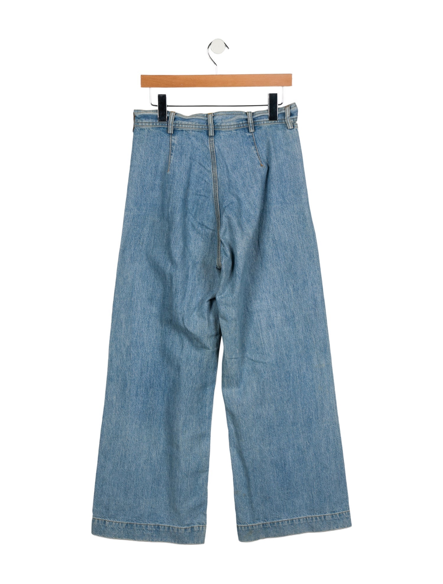 Jesse Kamm Mid-Rise Wide Leg Jeans