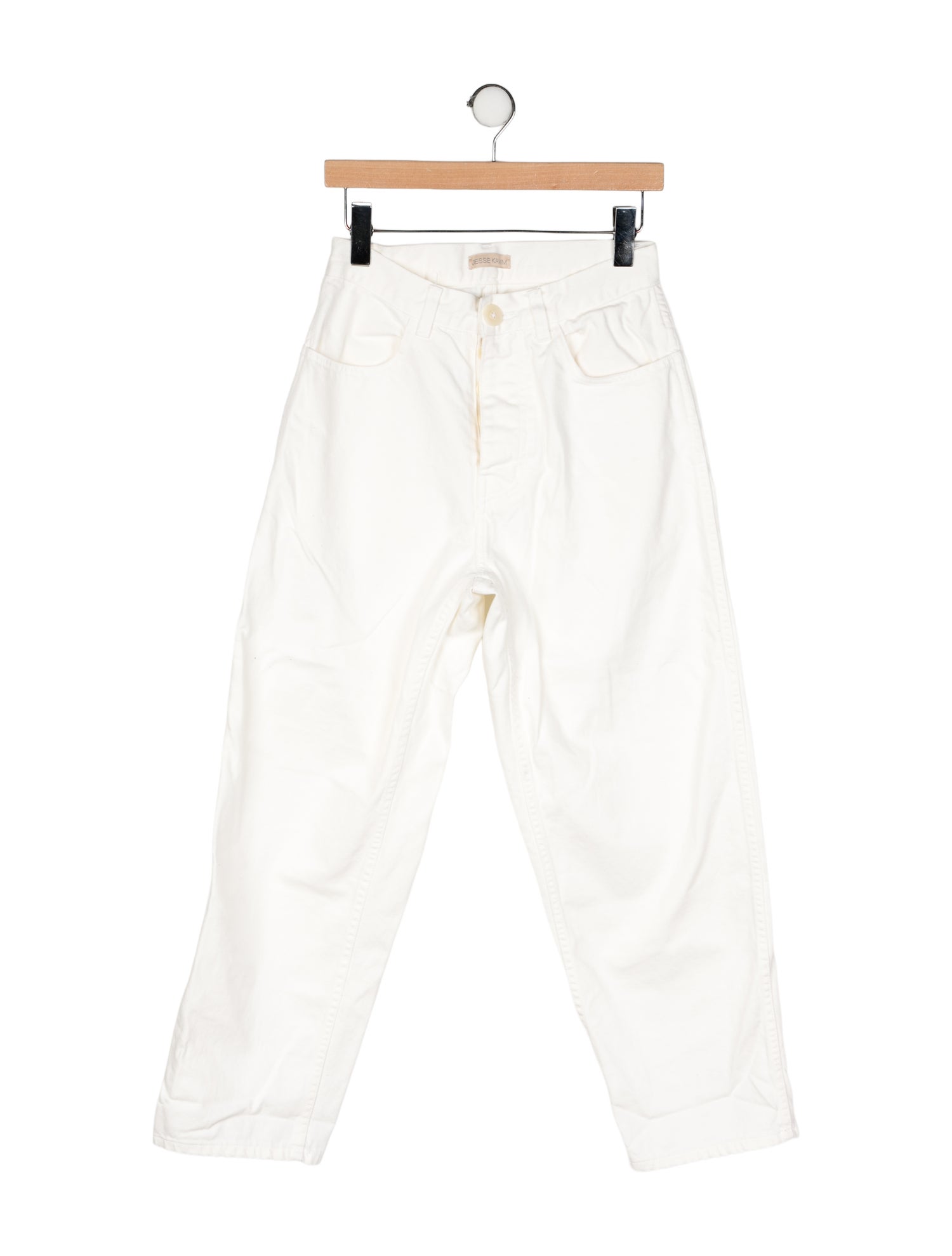 Jesse Kamm High-Rise Straight Leg Jeans