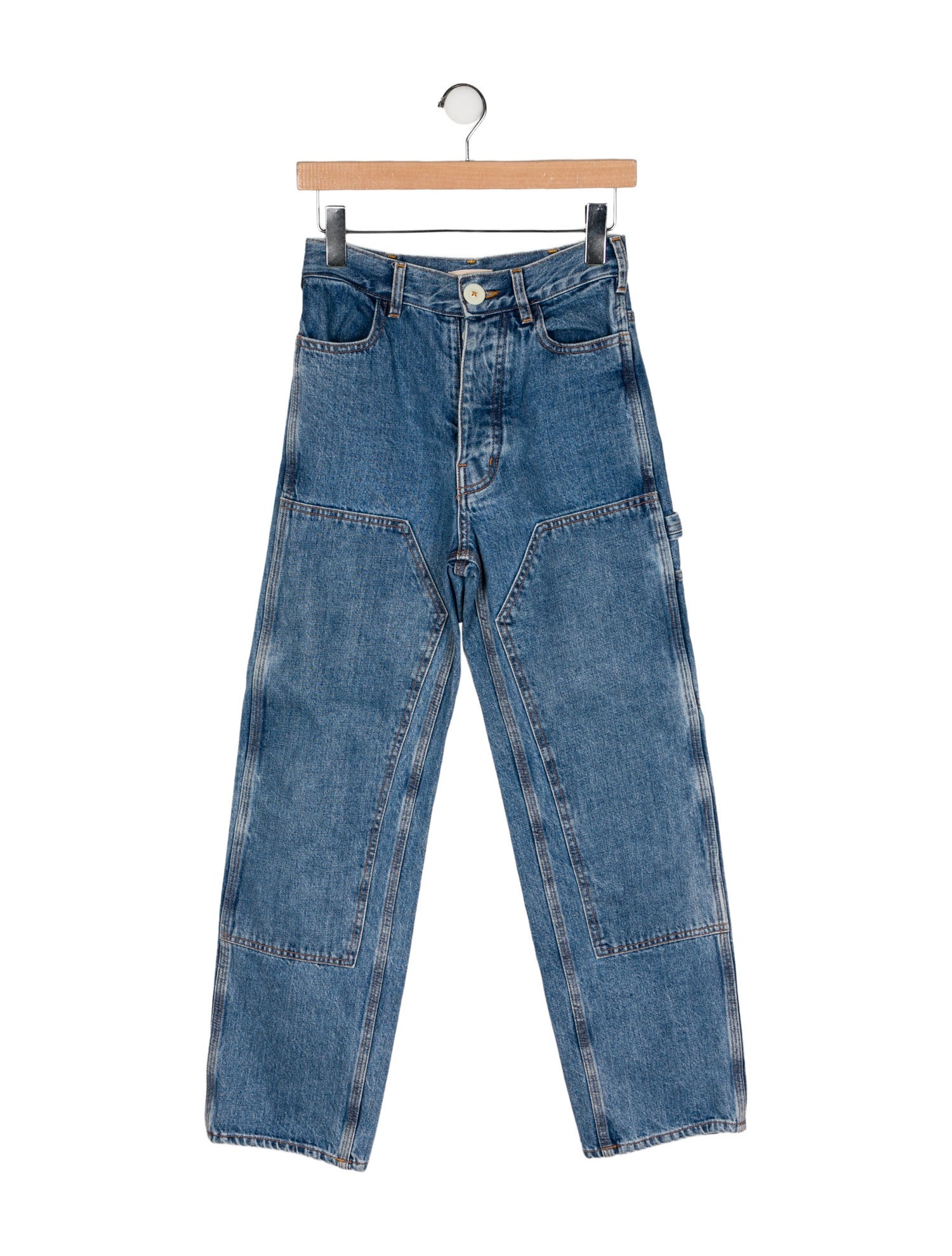 Jesse Kamm High-Rise Straight Leg Jeans