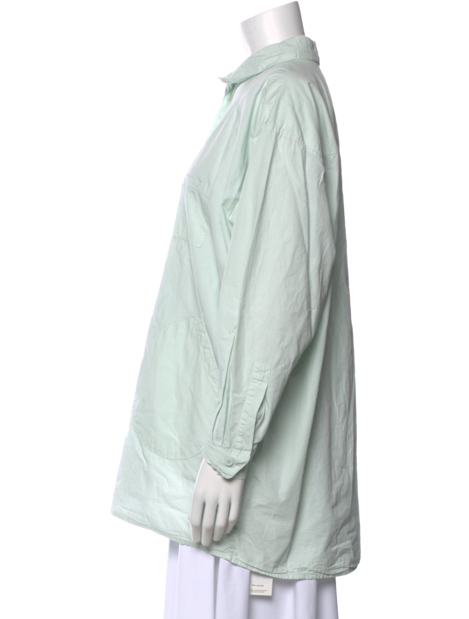 Jesse Kamm Long Sleeve Button-Up Top