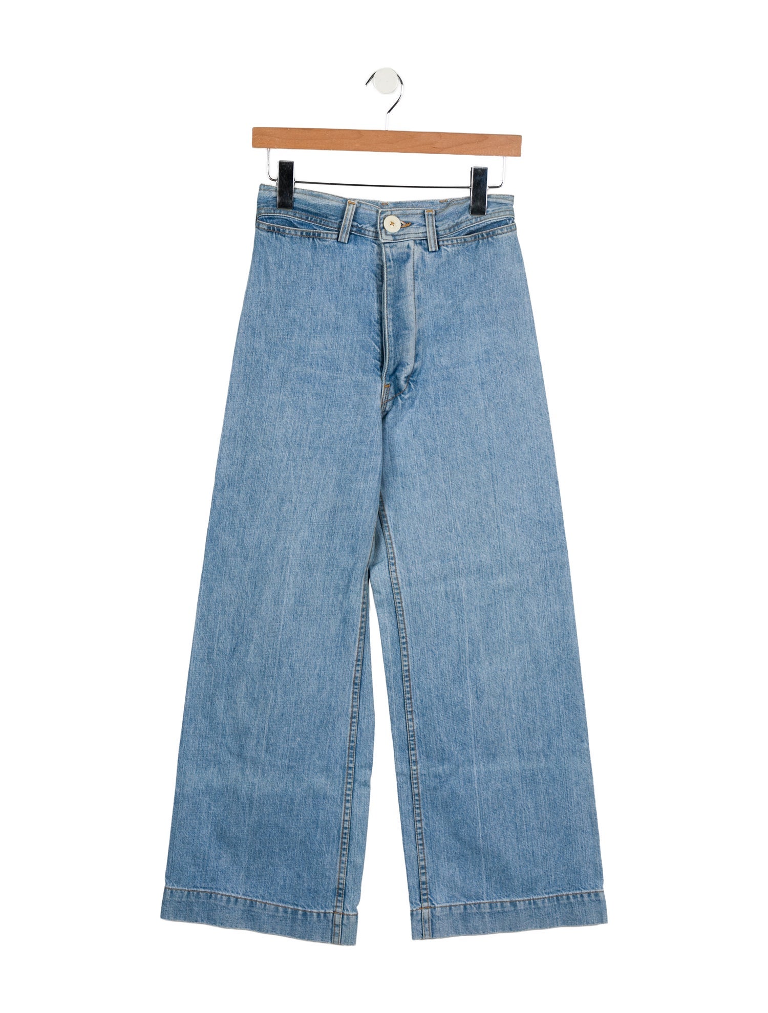 Jesse Kamm High-Rise Wide Leg Jeans