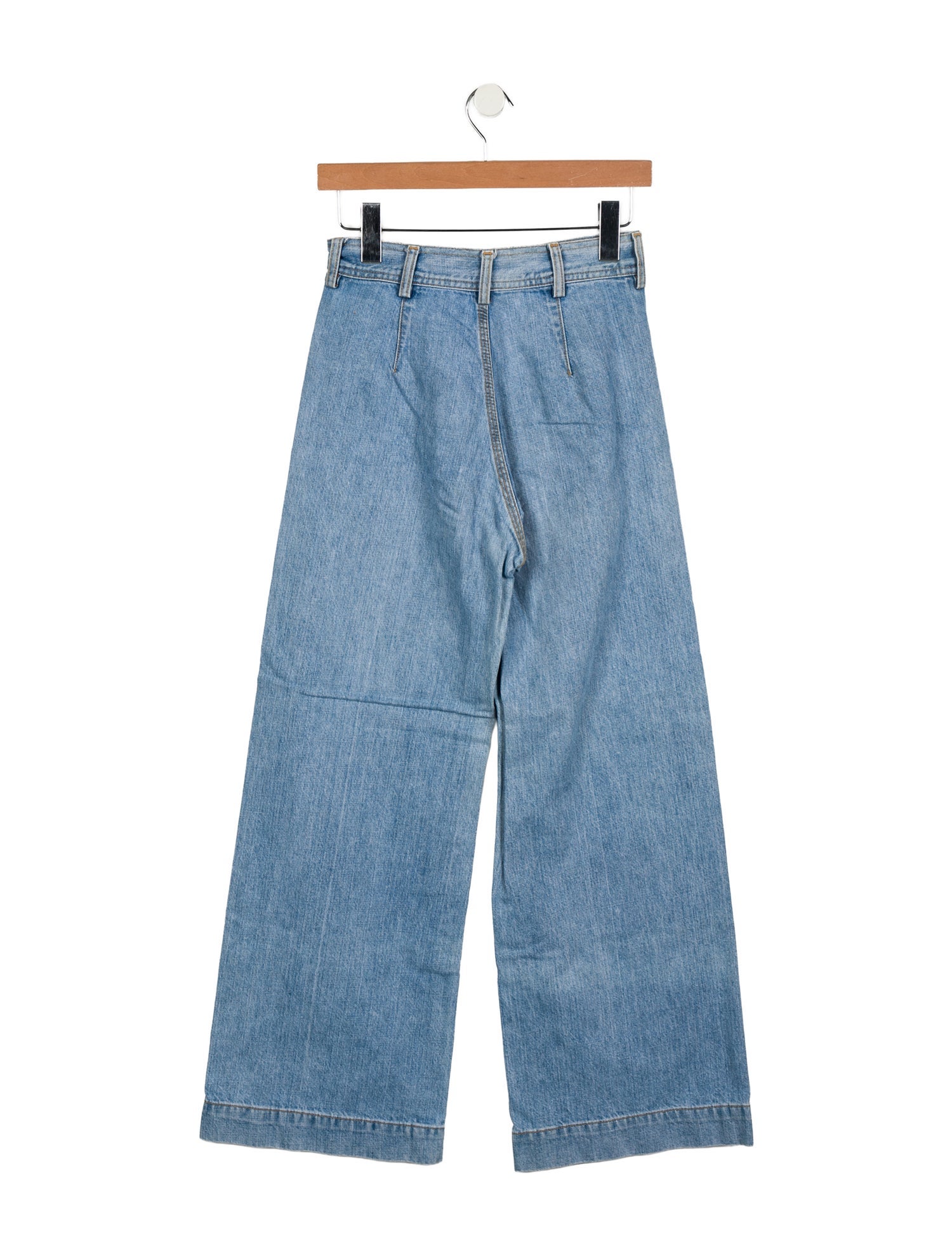 Jesse Kamm High-Rise Wide Leg Jeans