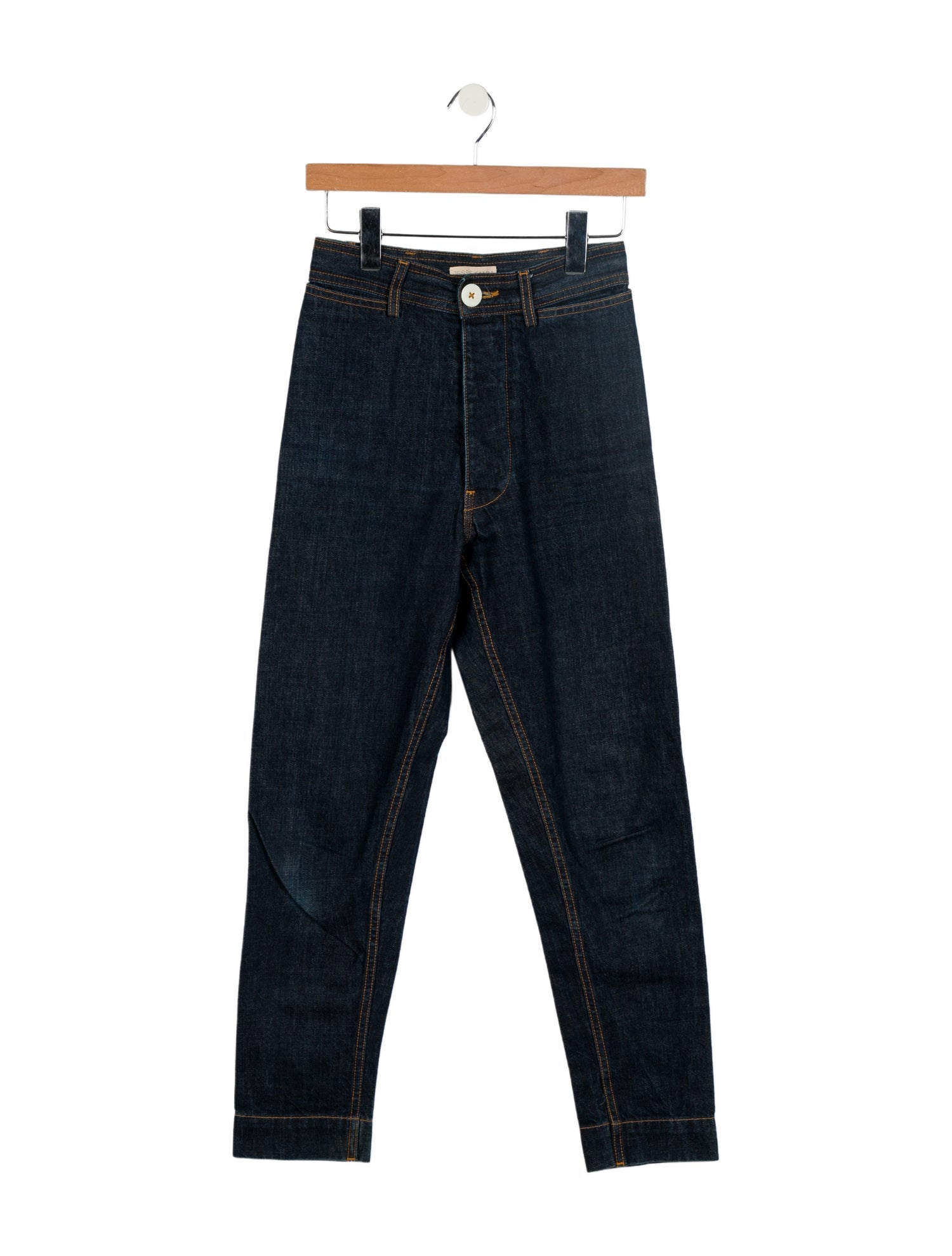 Jesse Kamm High-Rise Straight Leg Jeans