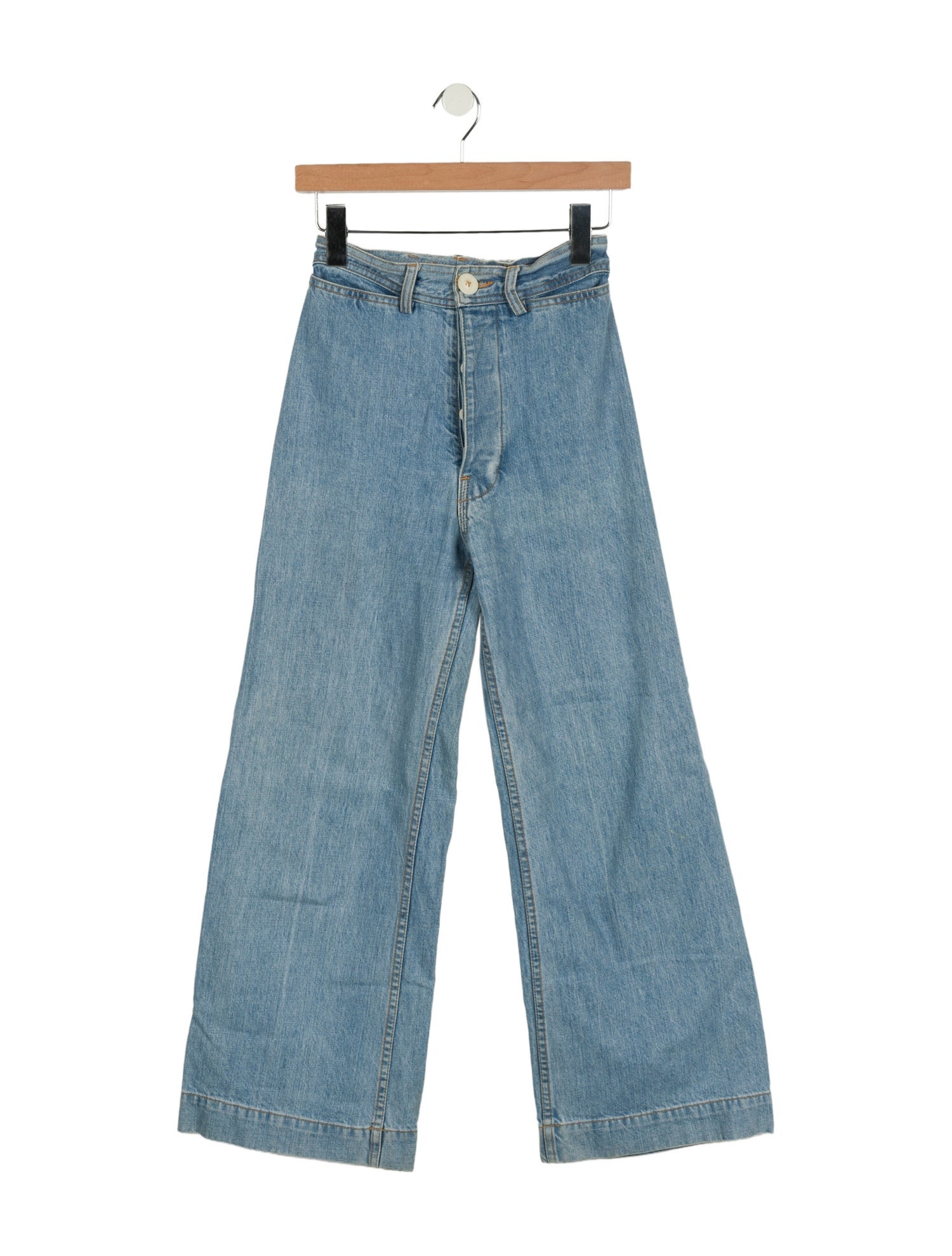 Jesse Kamm High-Rise Wide Leg Jeans