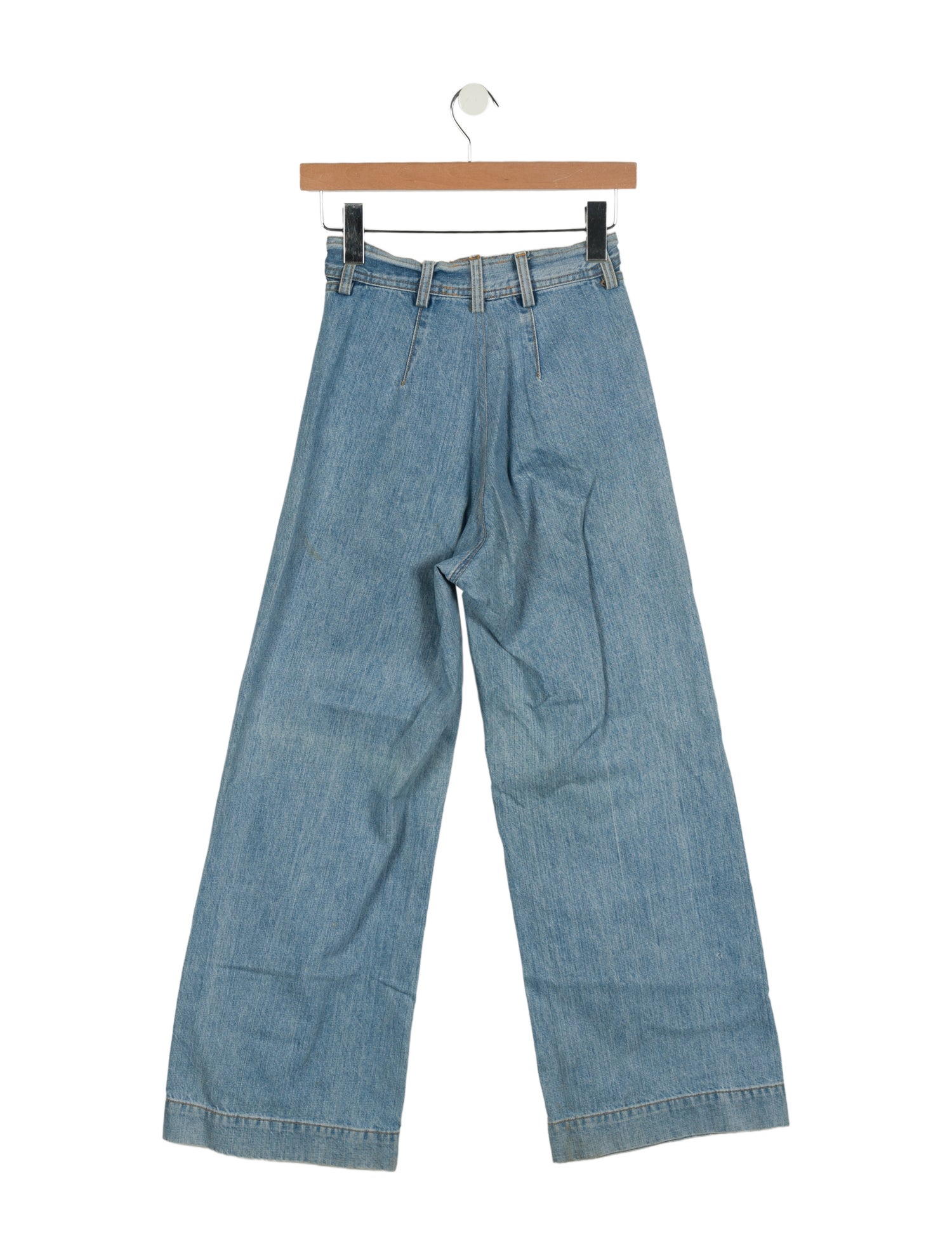 Jesse Kamm High-Rise Wide Leg Jeans