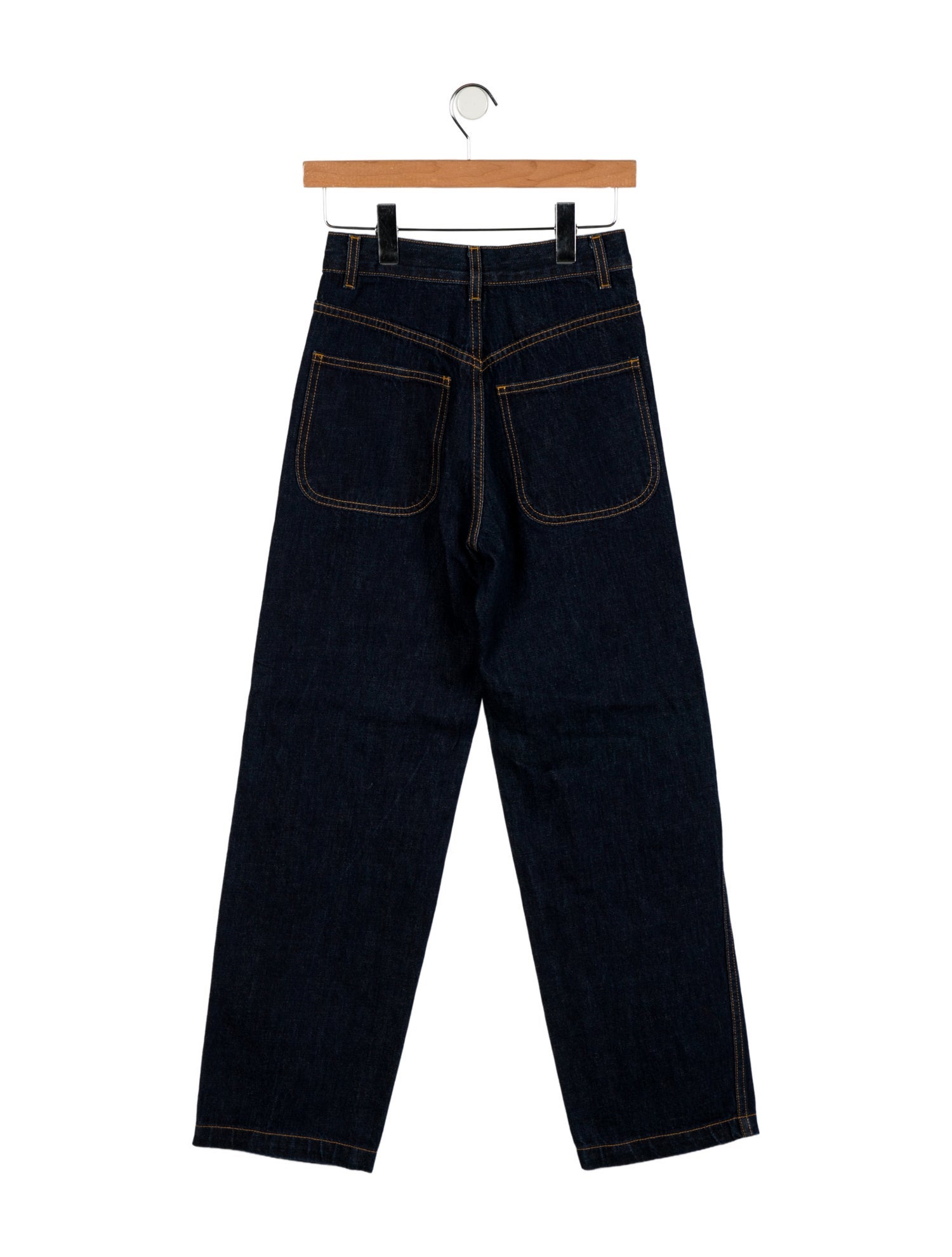 Jesse Kamm High-Rise Straight Leg Jeans