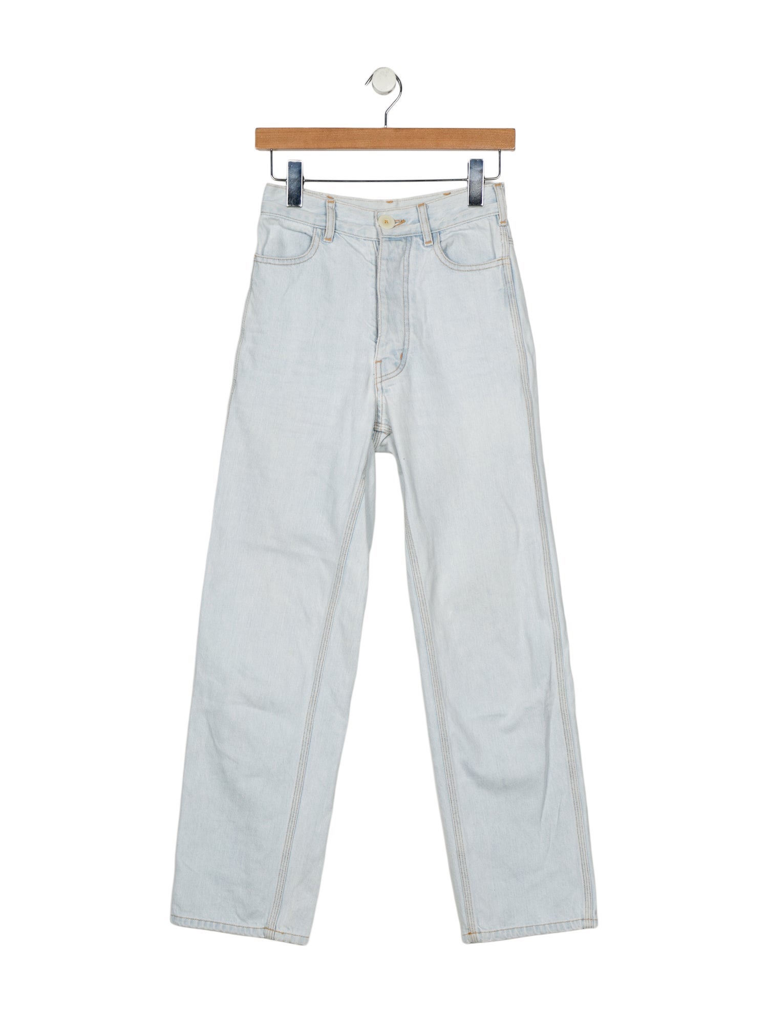 Jesse Kamm High-Rise Straight Leg Jeans