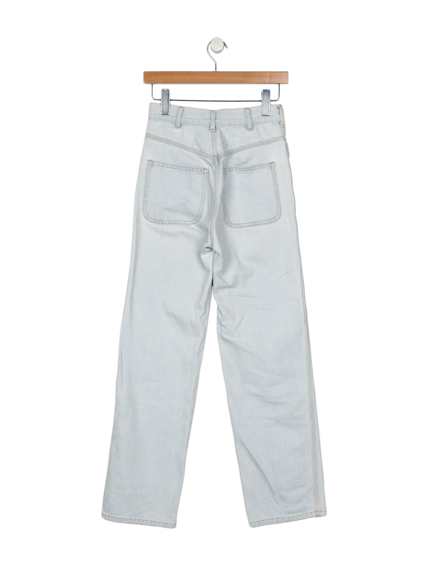 Jesse Kamm High-Rise Straight Leg Jeans