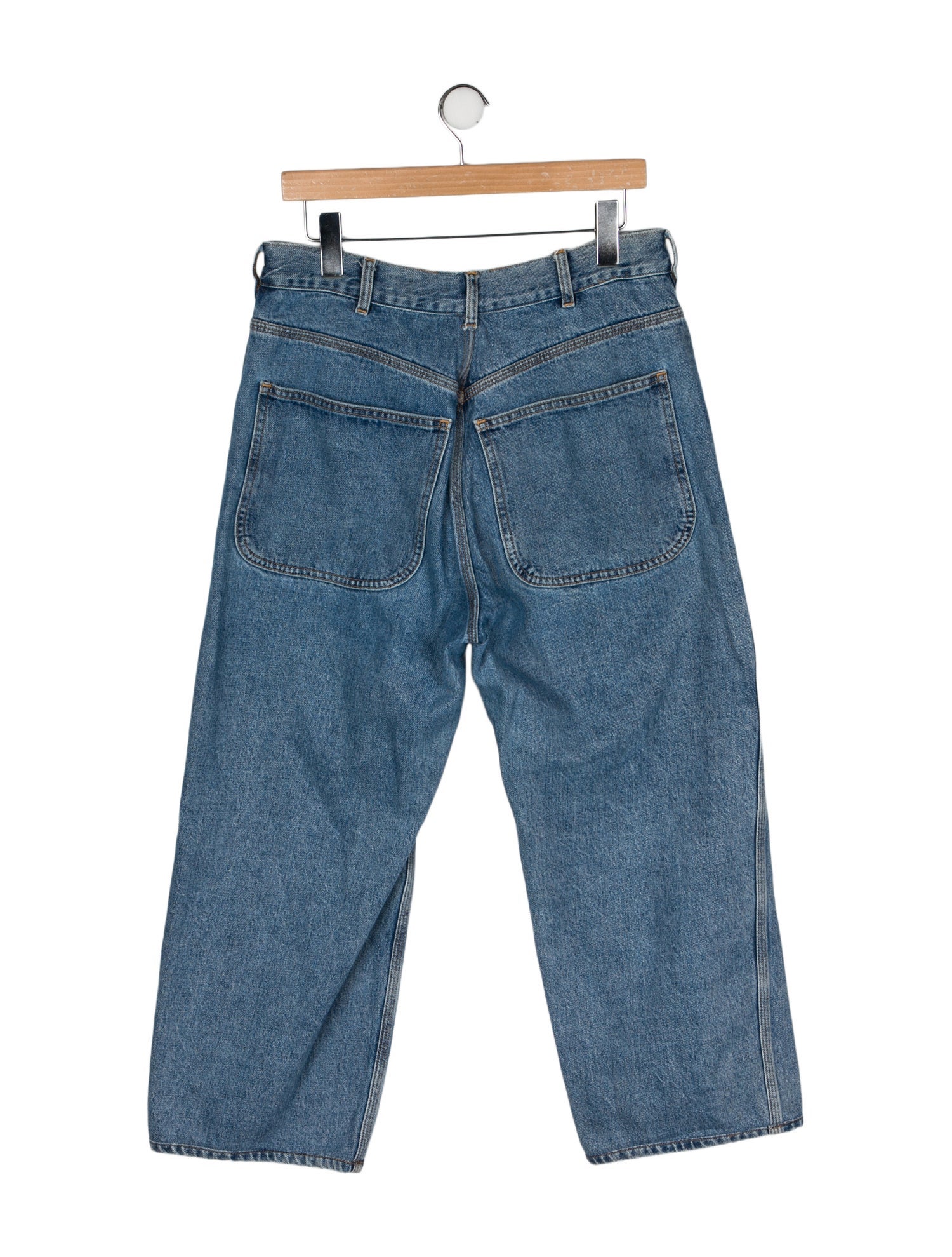 Jesse Kamm High-Rise Wide Leg Jeans