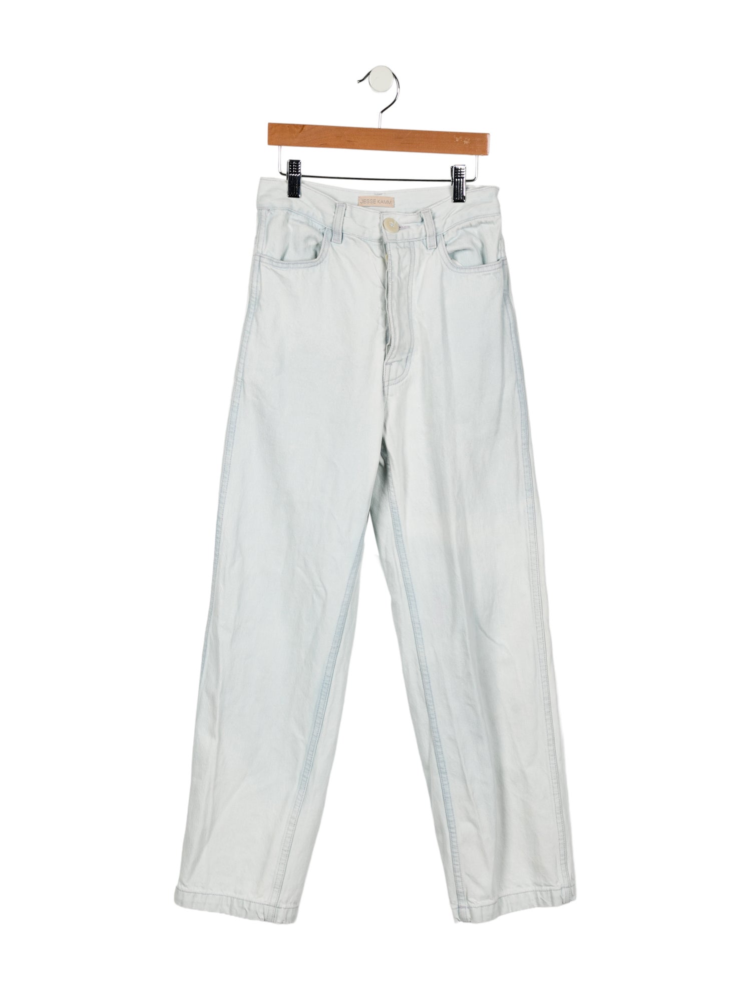 Jesse Kamm High-Rise Straight Leg Jeans