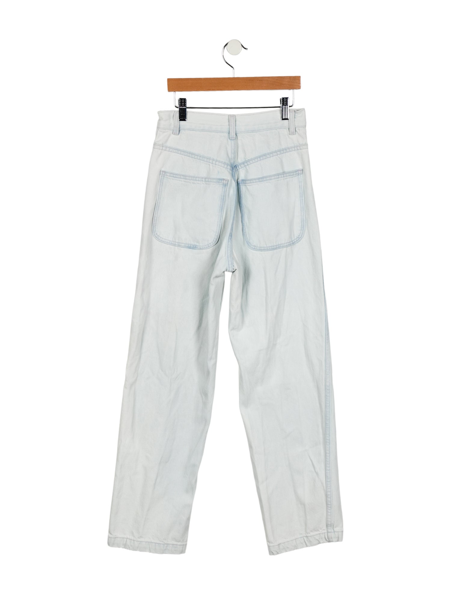Jesse Kamm High-Rise Straight Leg Jeans