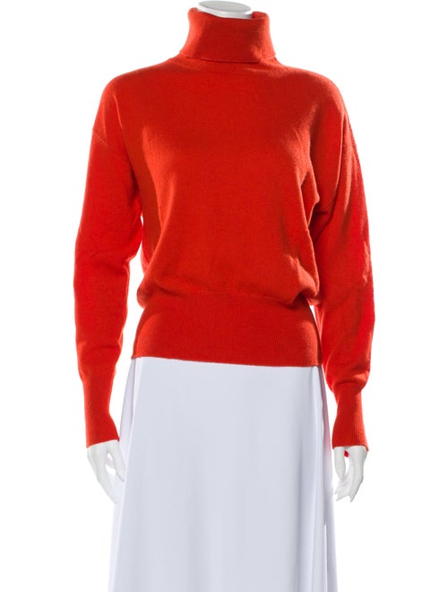 Demylee Cashmere Turtleneck Sweater w/ Tags Orange