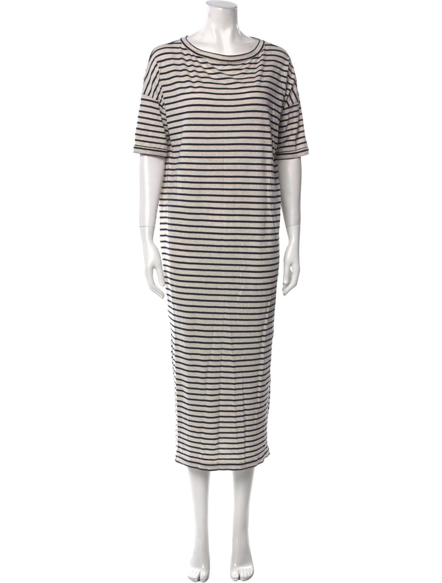 Demylee Striped Midi Length Dress