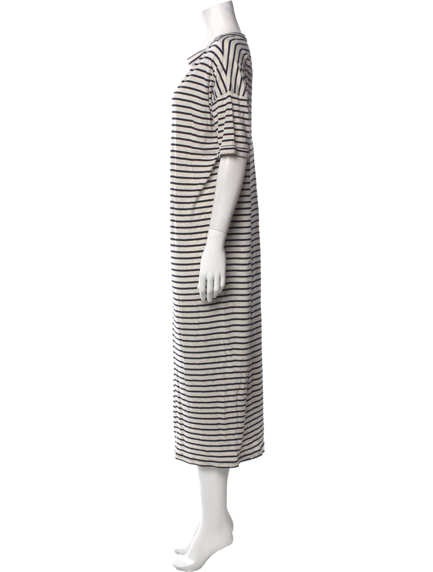 Demylee Striped Midi Length Dress