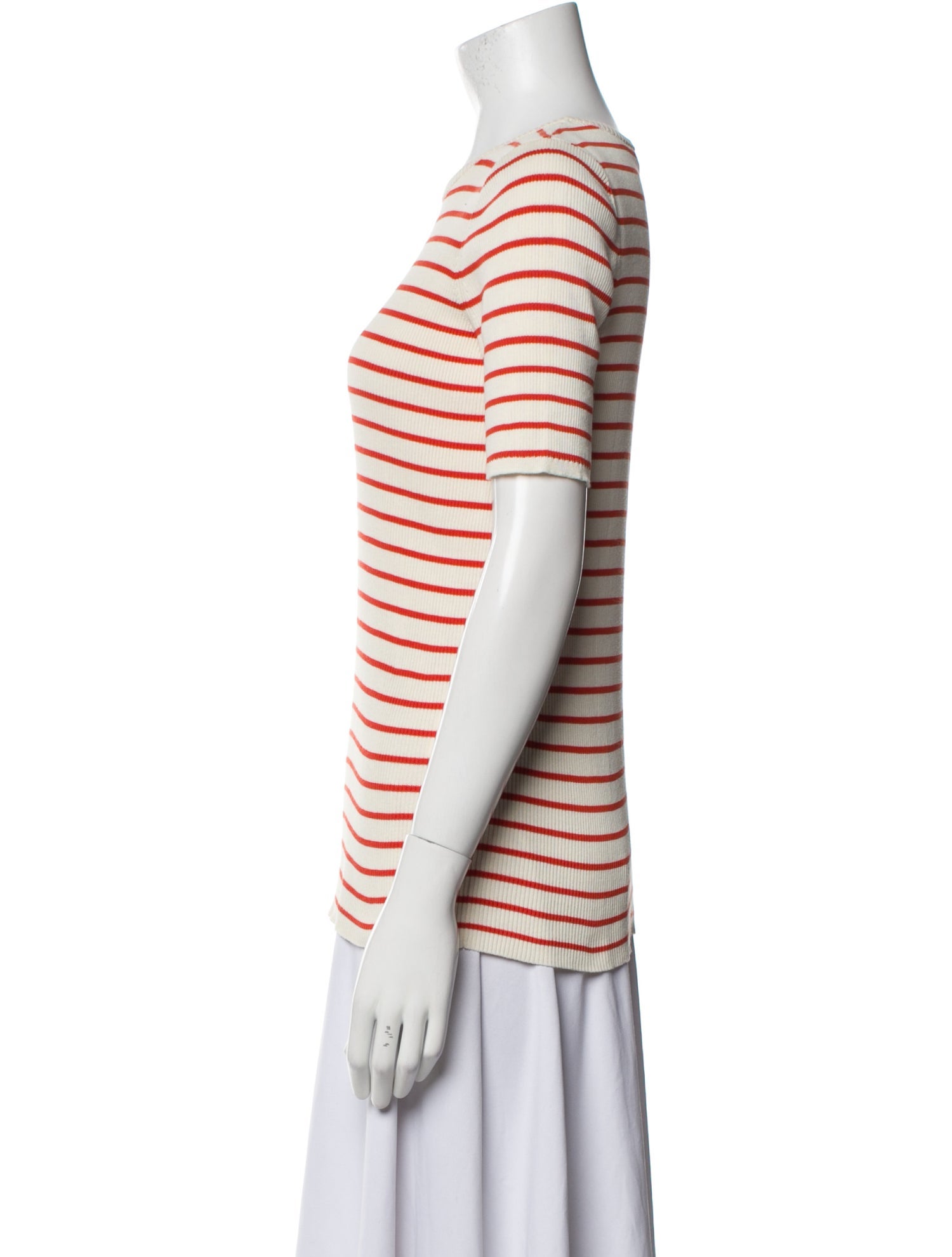 Demylee Striped Scoop Neck Sweater