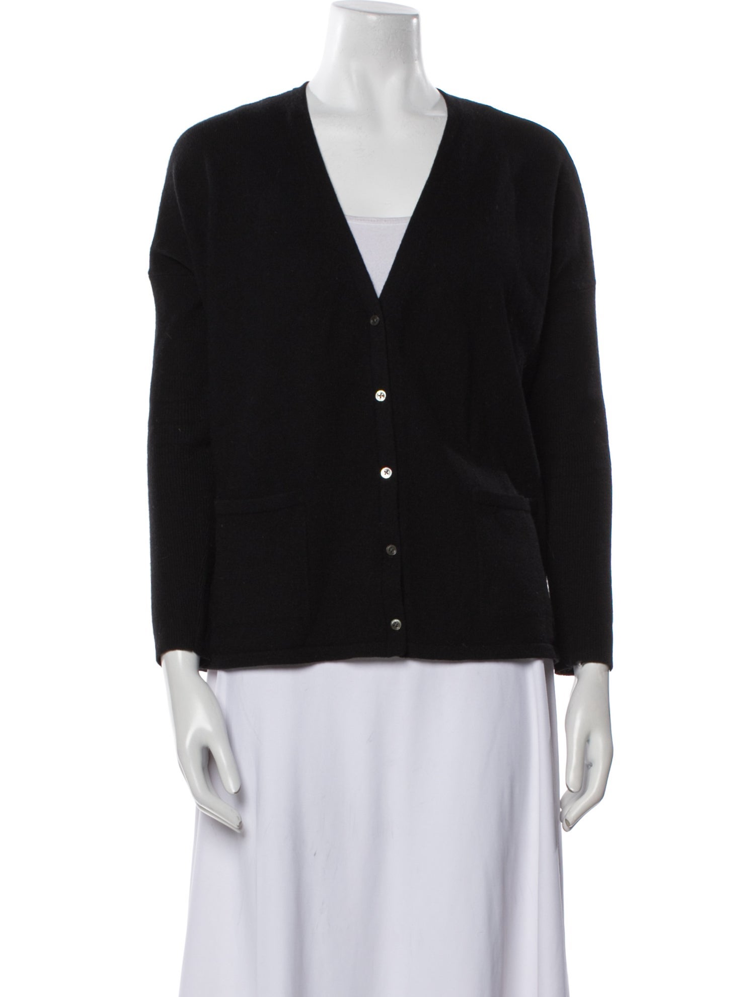 Demylee Cashmere Plunge Neckline Sweater