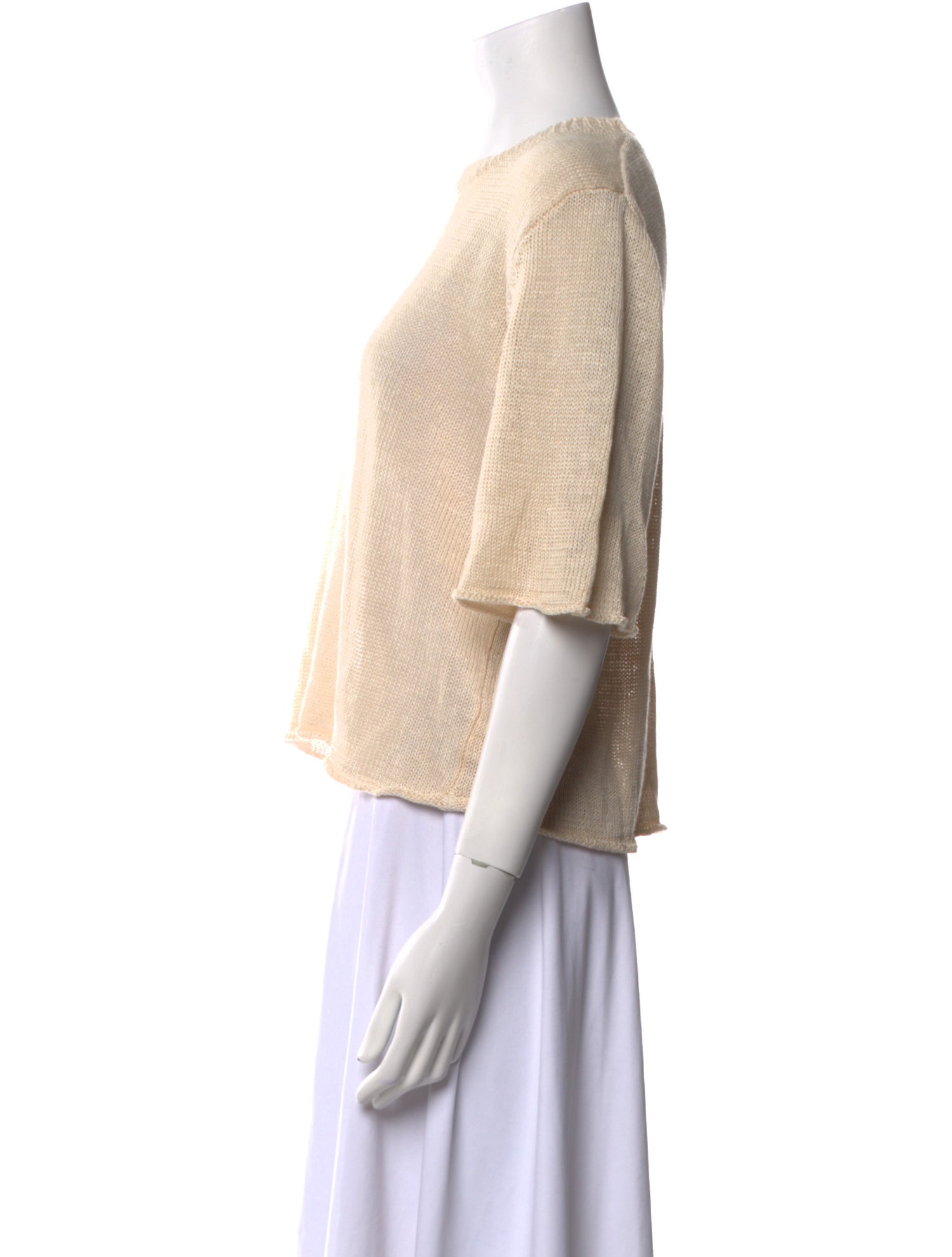 Demylee Linen Crew Neck Sweater