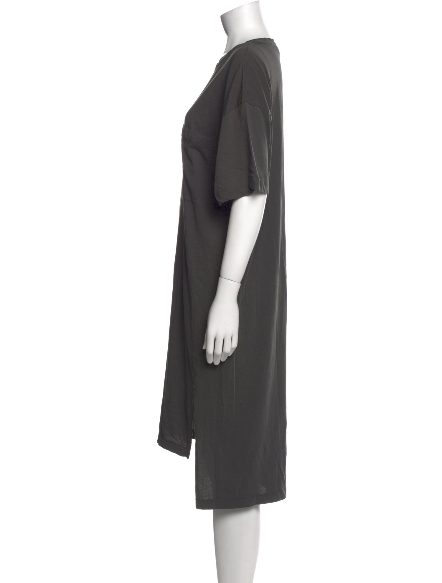 Demylee Crew Neck Midi Length Dress