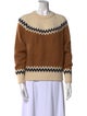 Demylee Wool Printed Sweater
