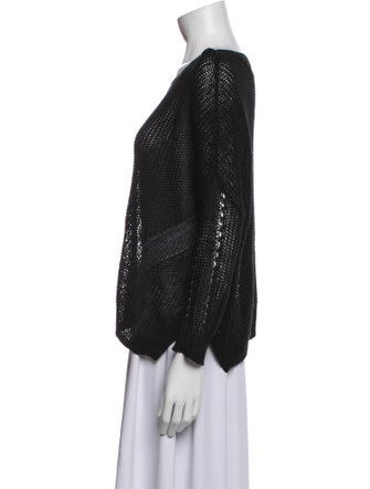 Demylee Linen Scoop Neck Sweater