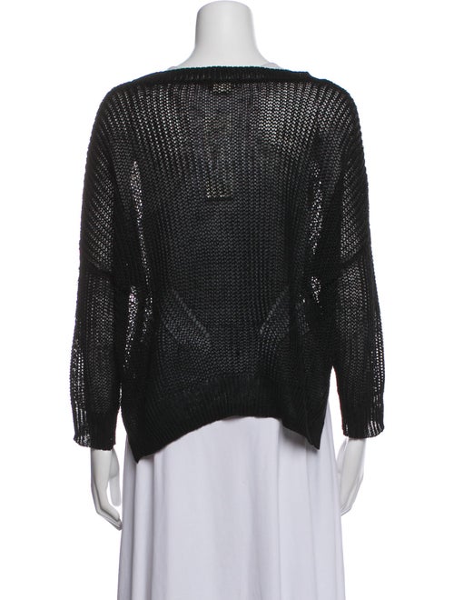 Demylee Linen Scoop Neck Sweater