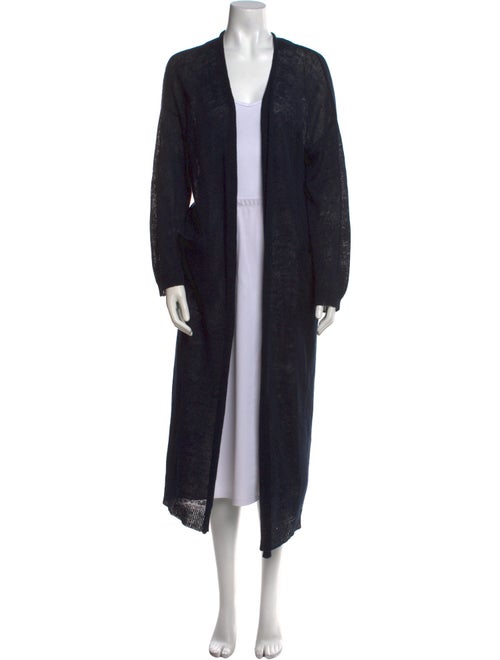 Demylee Linen Open Front Sweater