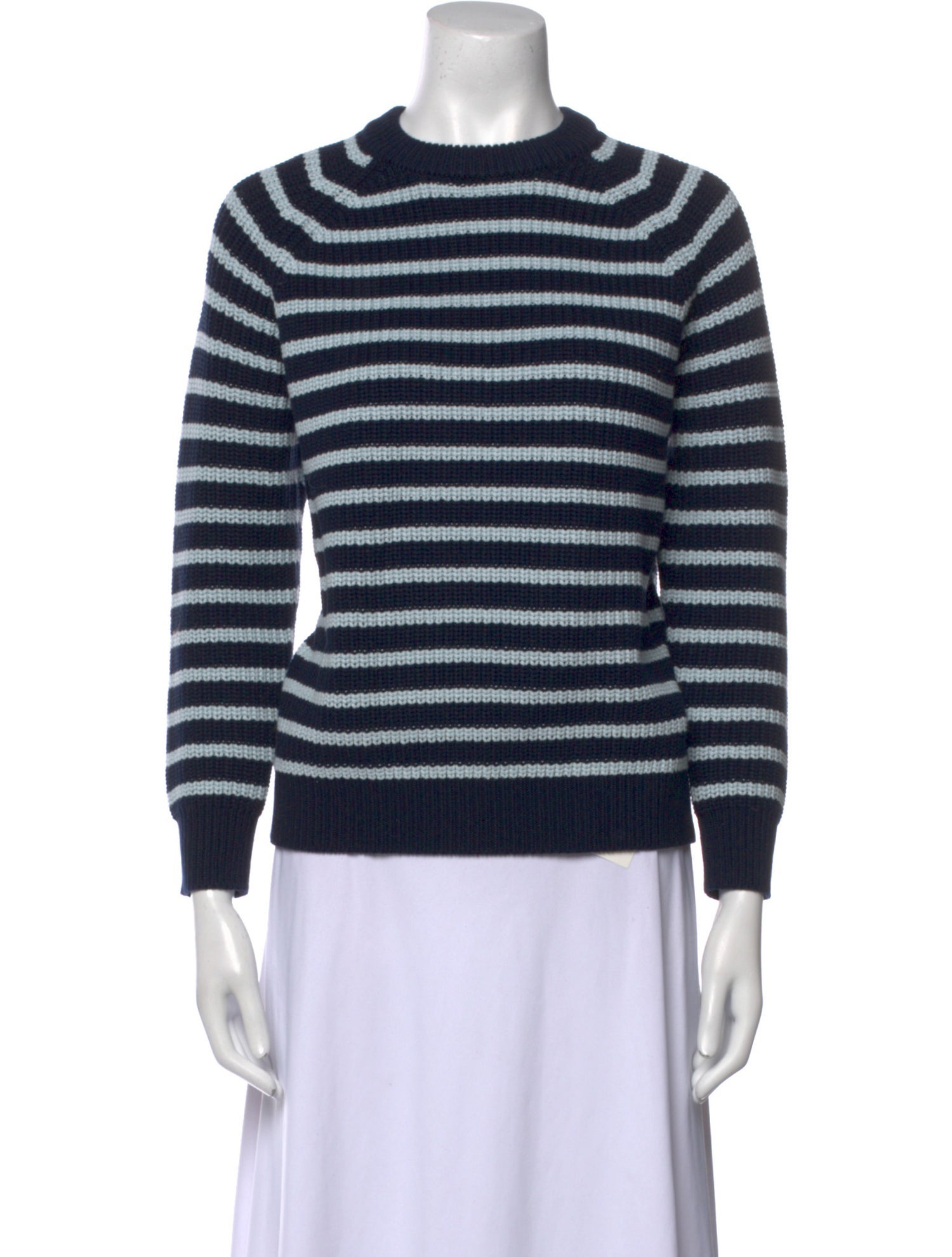 Demylee Striped Crew Neck Sweater