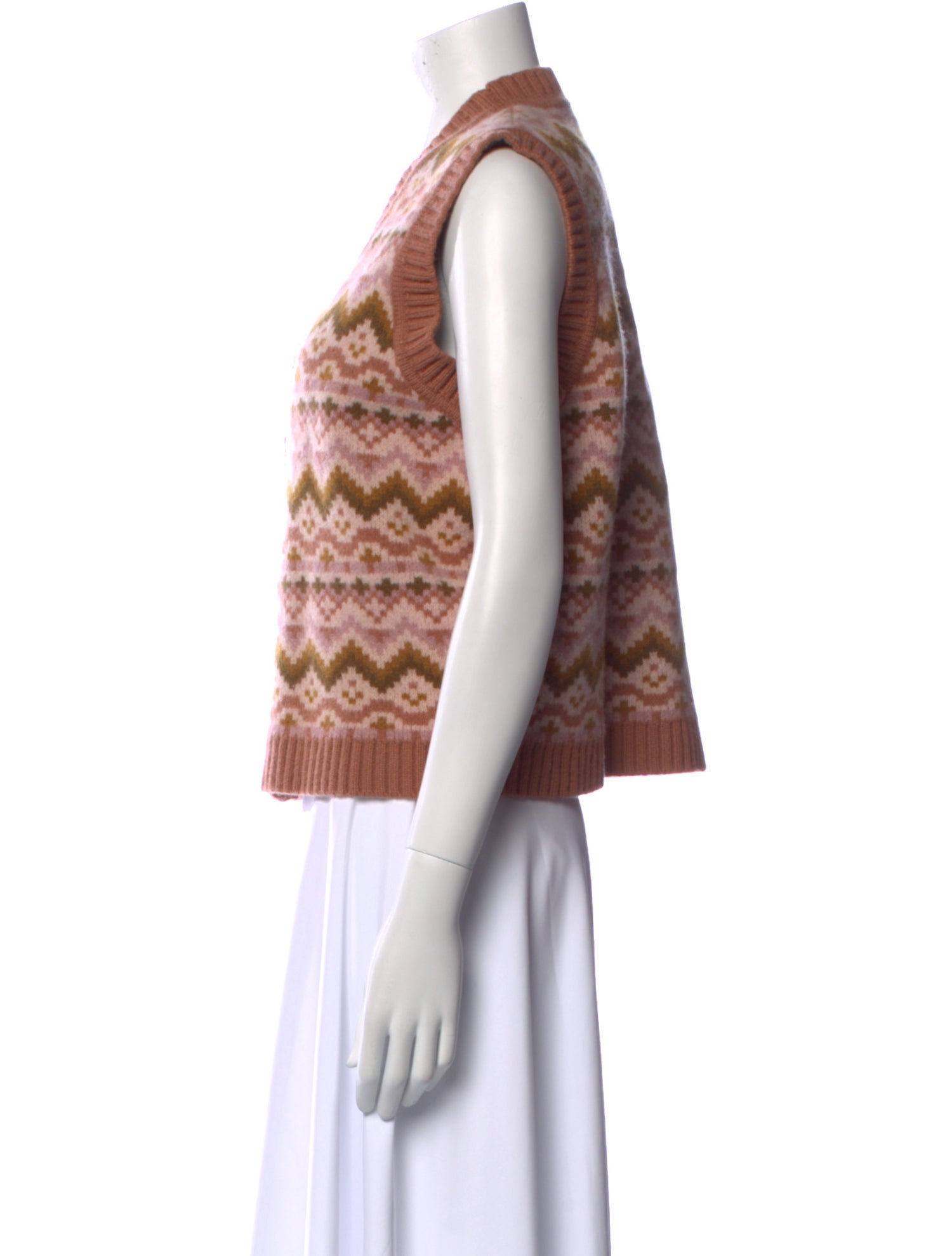 Demylee Striped V-Neck Sweater