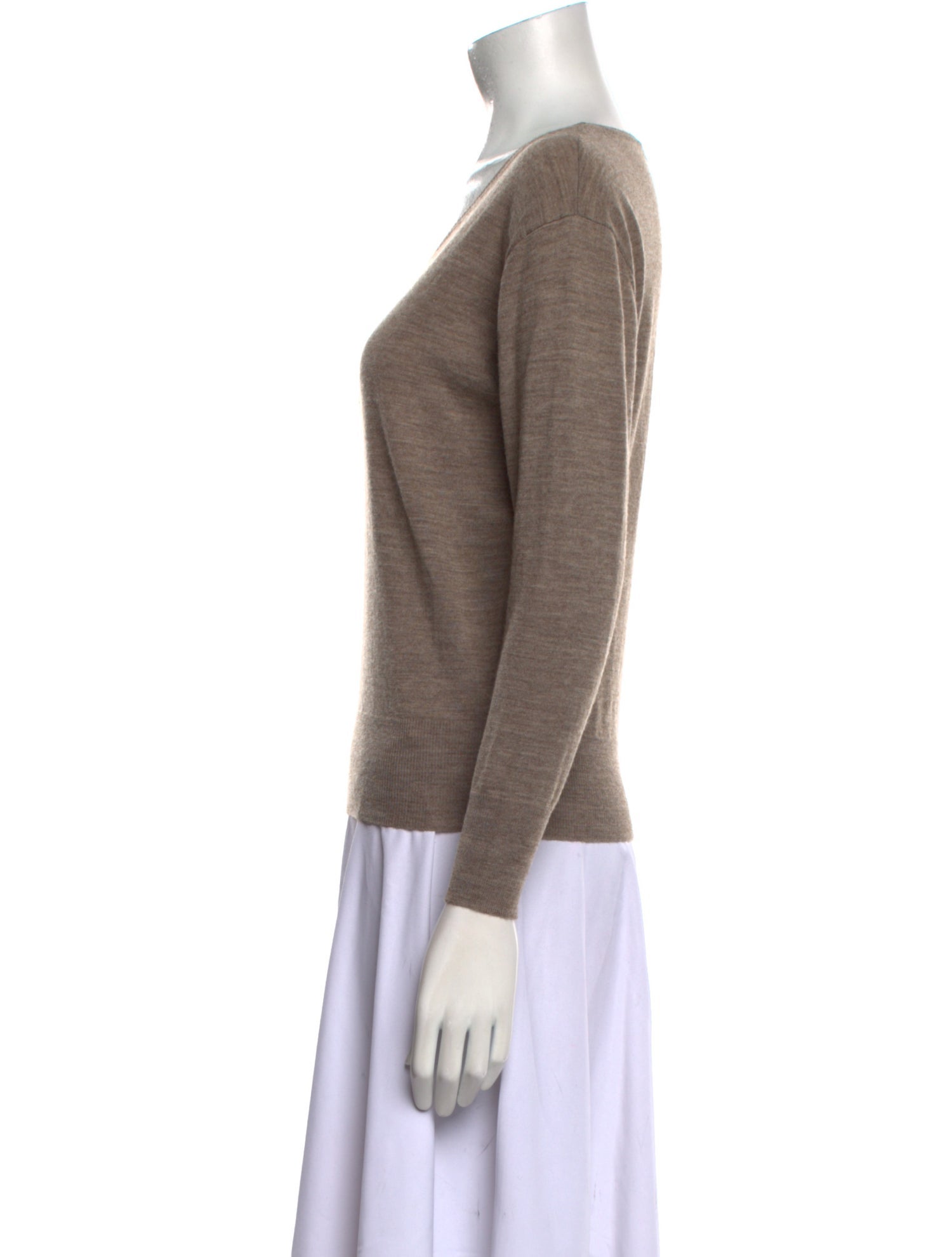 Demylee Merino Wool Scoop Neck Sweater