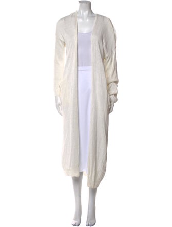 Demylee Linen Open Front Sweater