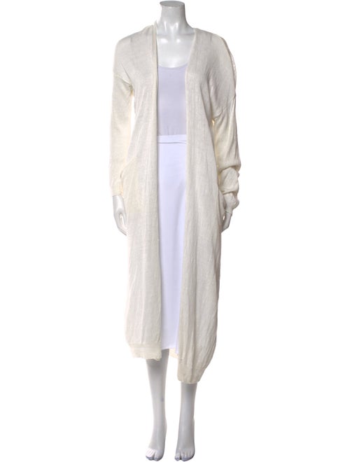 Demylee Linen Open Front Sweater