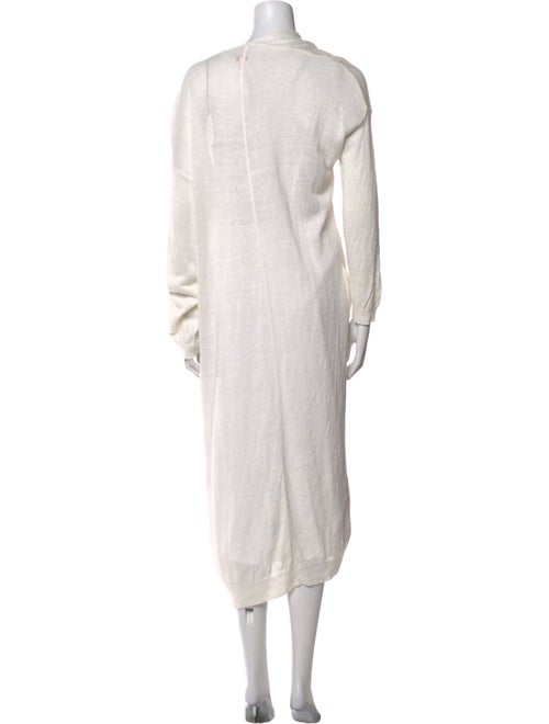 Demylee Linen Open Front Sweater