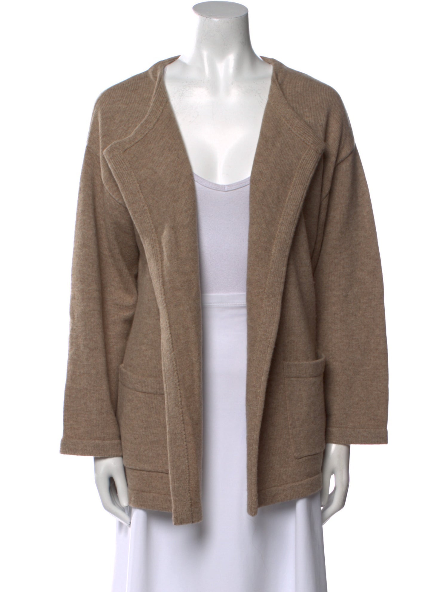 Demylee Merino Wool Open Front Sweater