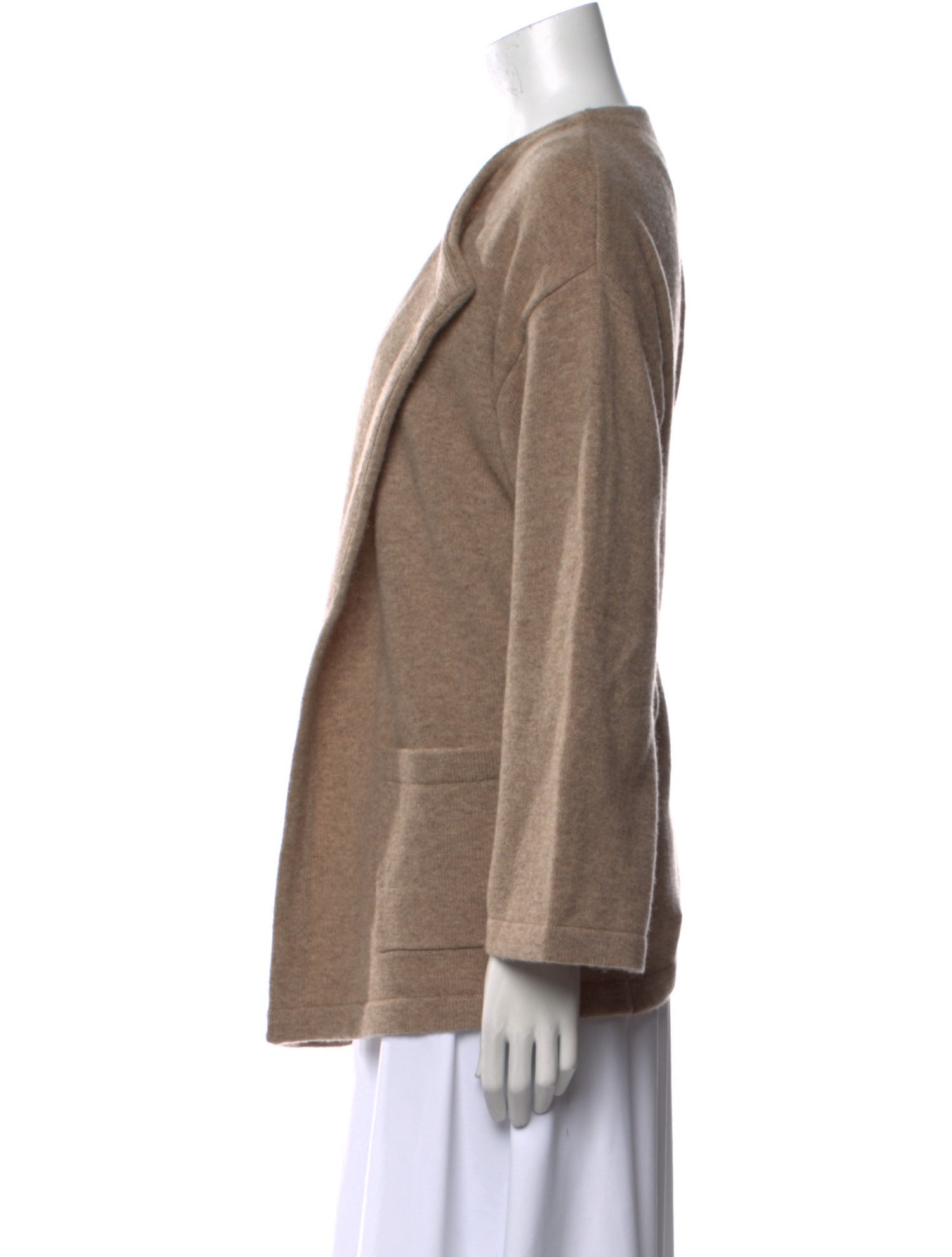 Demylee Merino Wool Open Front Sweater