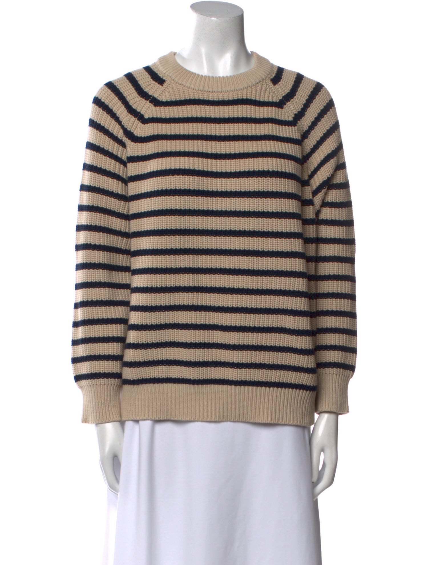 Demylee Striped Crew Neck Sweater