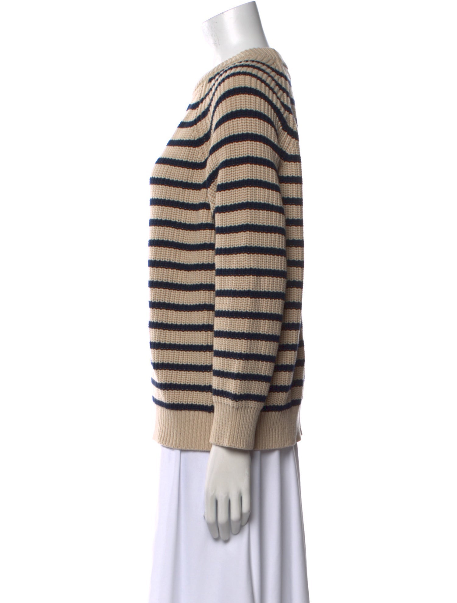 Demylee Striped Crew Neck Sweater