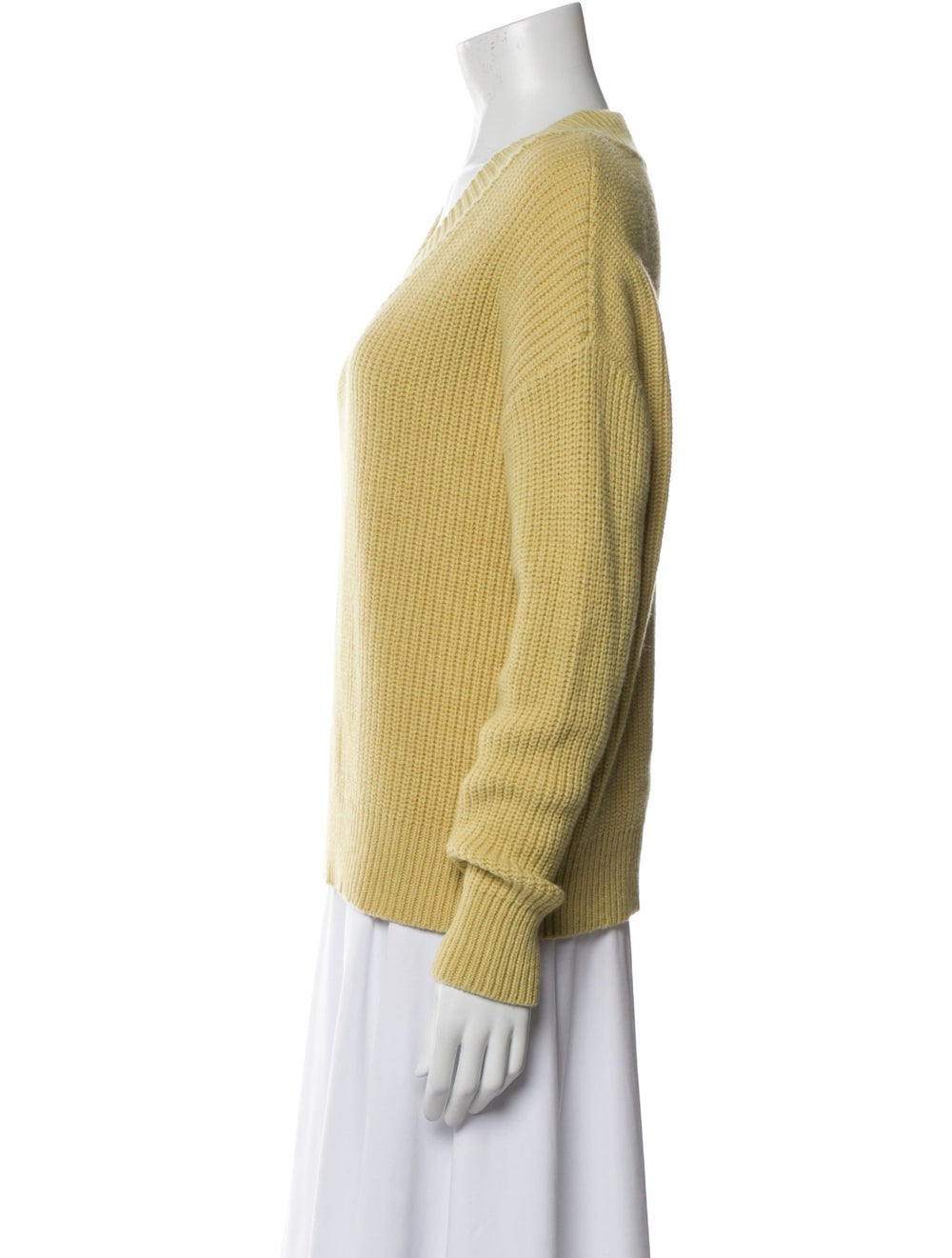 Demylee Wool Pullover Long Sleeve with V-Neck - image 2