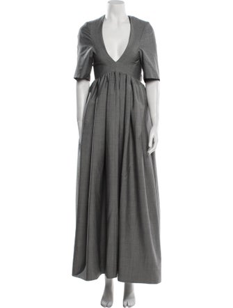 Torishéju V-Neck Long Dress