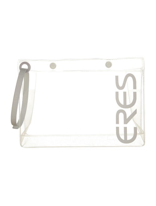 Eres PVC Logo Wristlet White