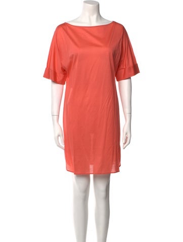 Eres Dresses Bateau Neckline Mini Dress M