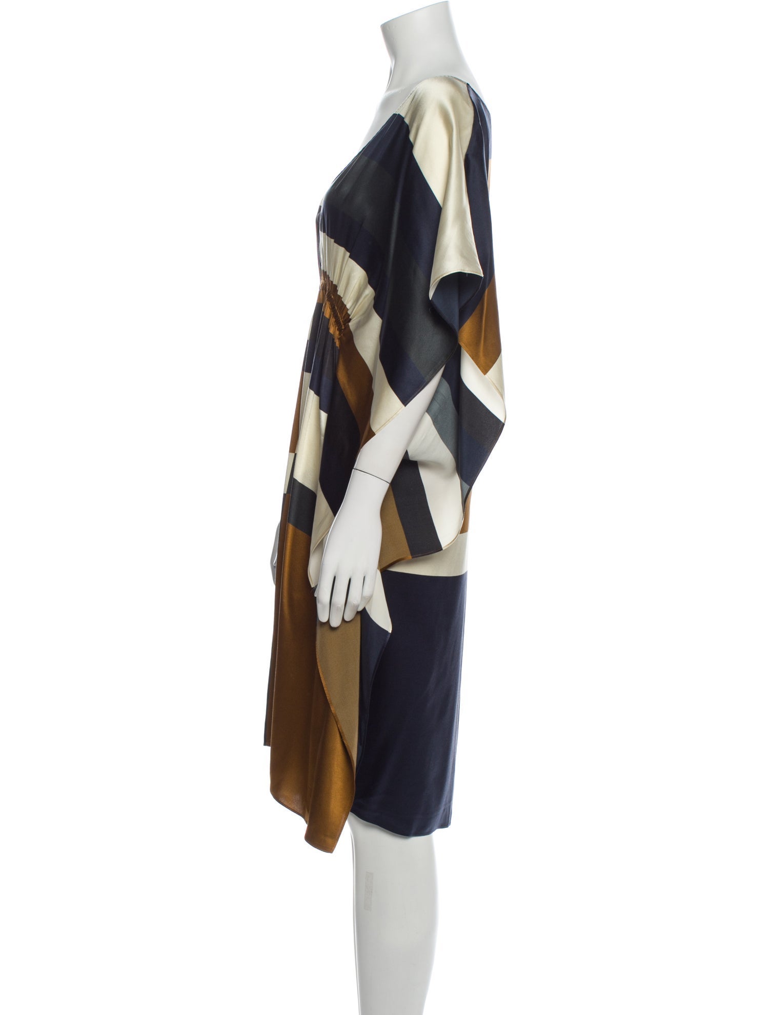 Eres Striped Midi Length Dress