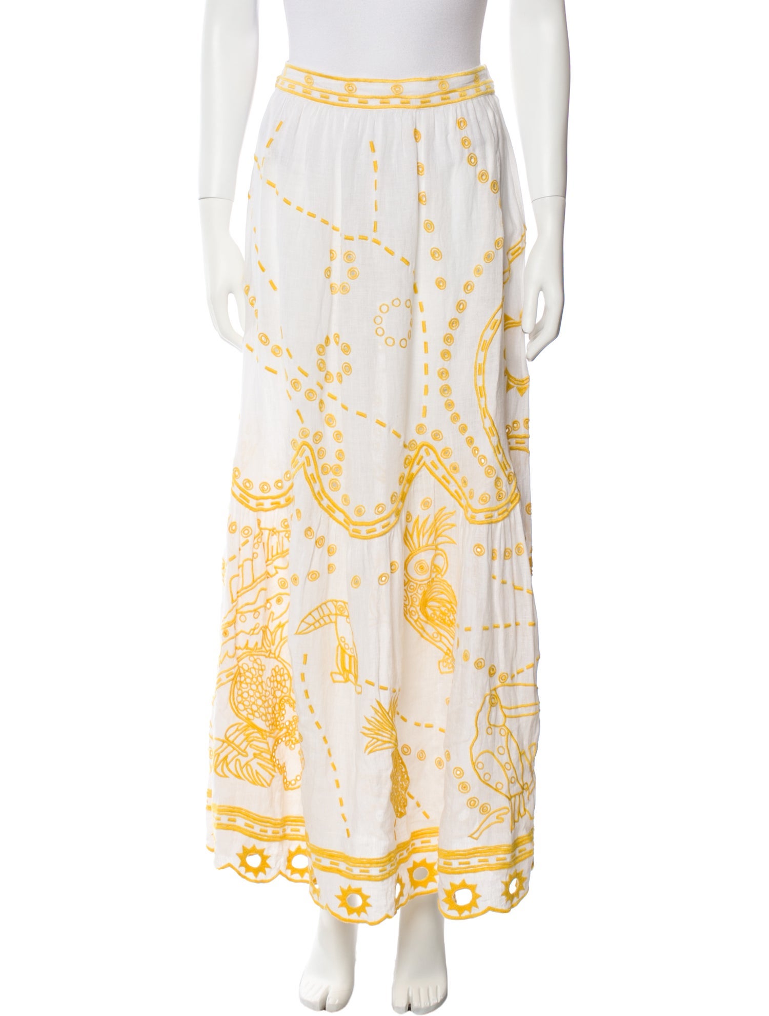 Eres Linen Long Skirt