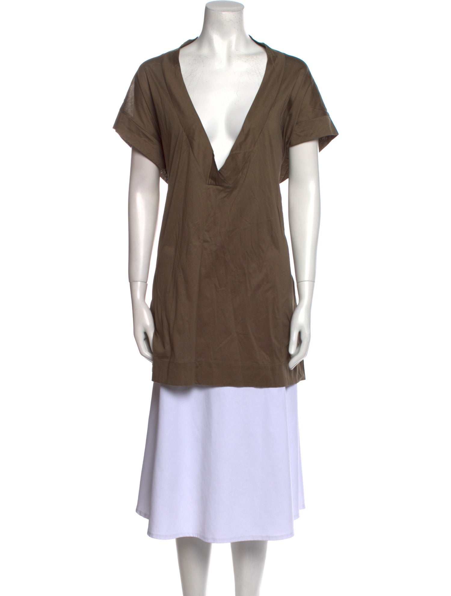 Eres V-Neck Short Sleeve Tunic
