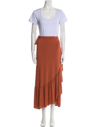 Eres Ruffle Embellishment Skirt Set