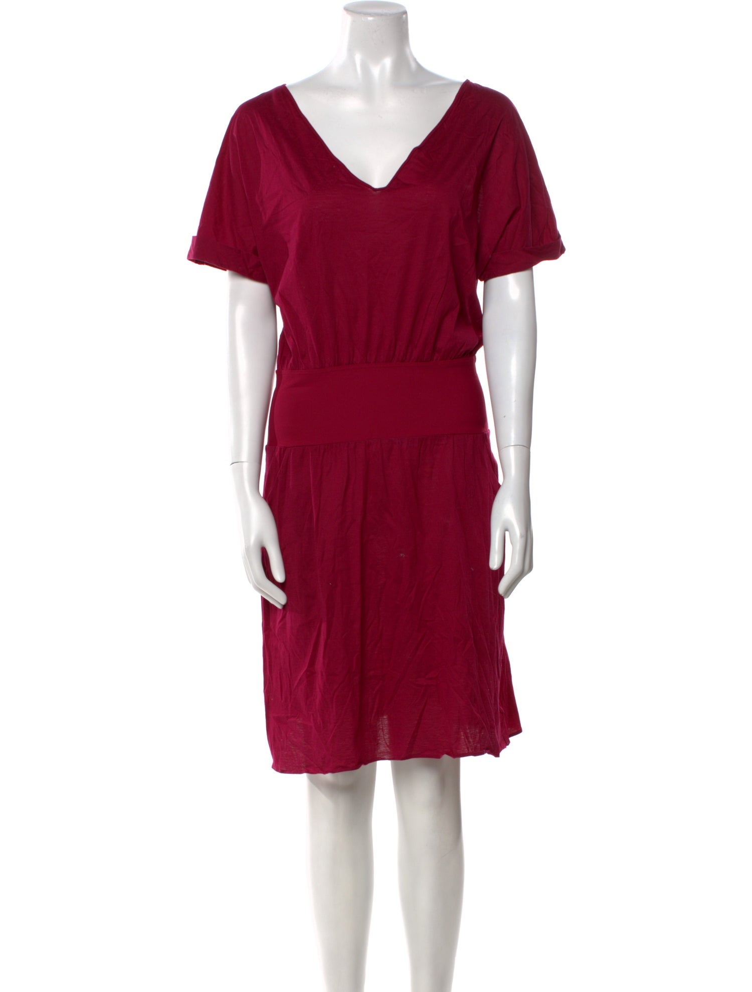 Eres V-Neck Knee-Length Dress