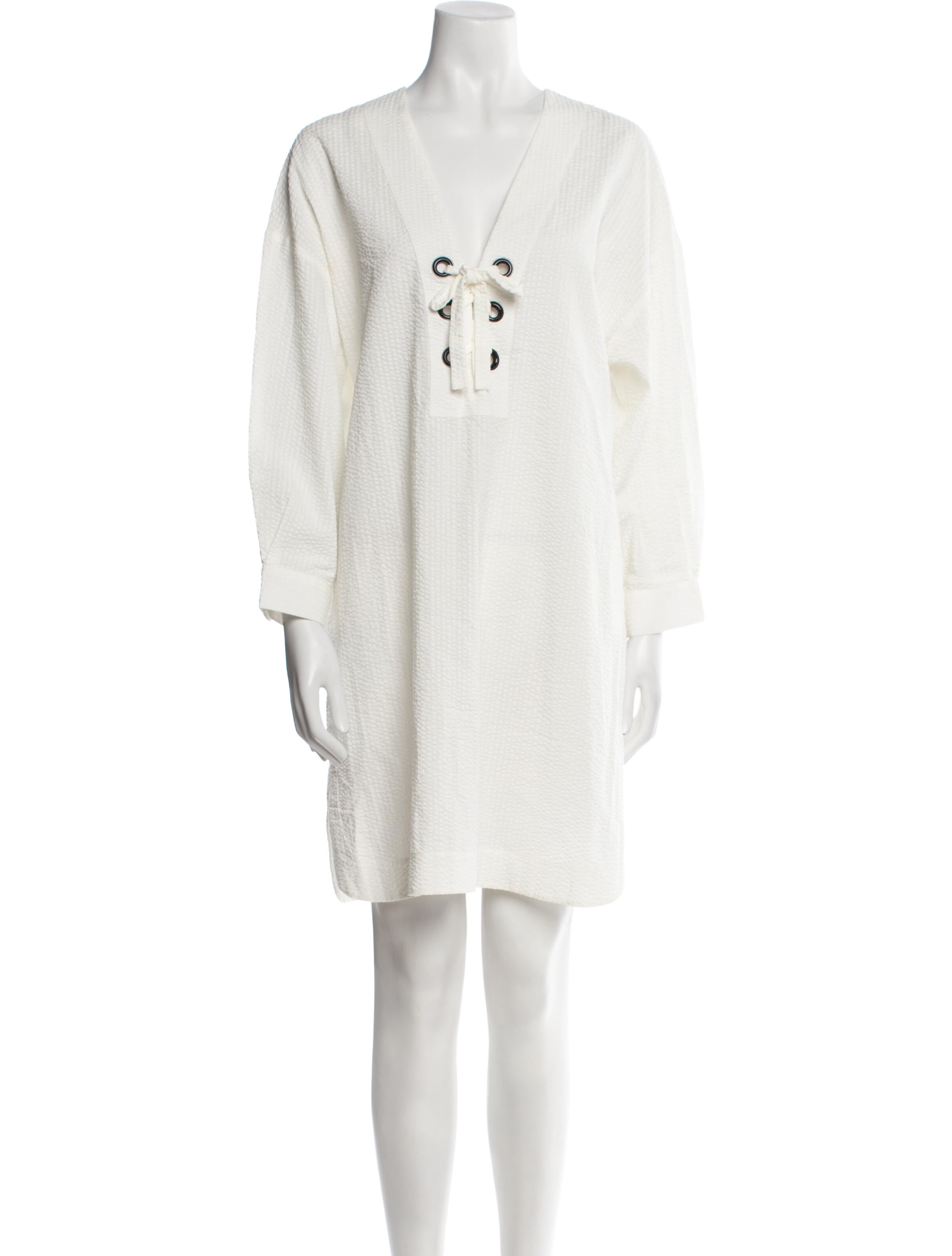 Eres V-Neck Mini Dress